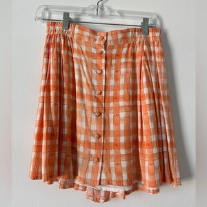 Urban Outfitters Lily Button Front Skirt